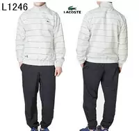 jogging lacoste sport wear survetement man 2013 chaud l1246 blanc noir